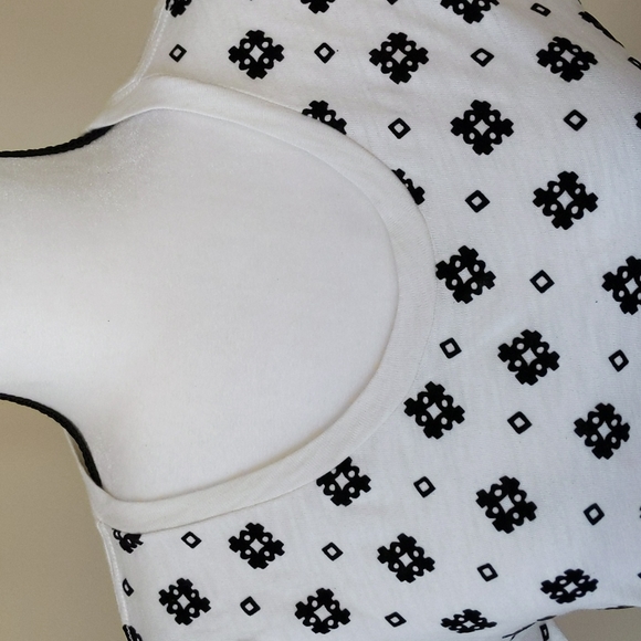 J. Crew Collector Tees Diamond SS T-shirt L Black White - Picture 8 of 13